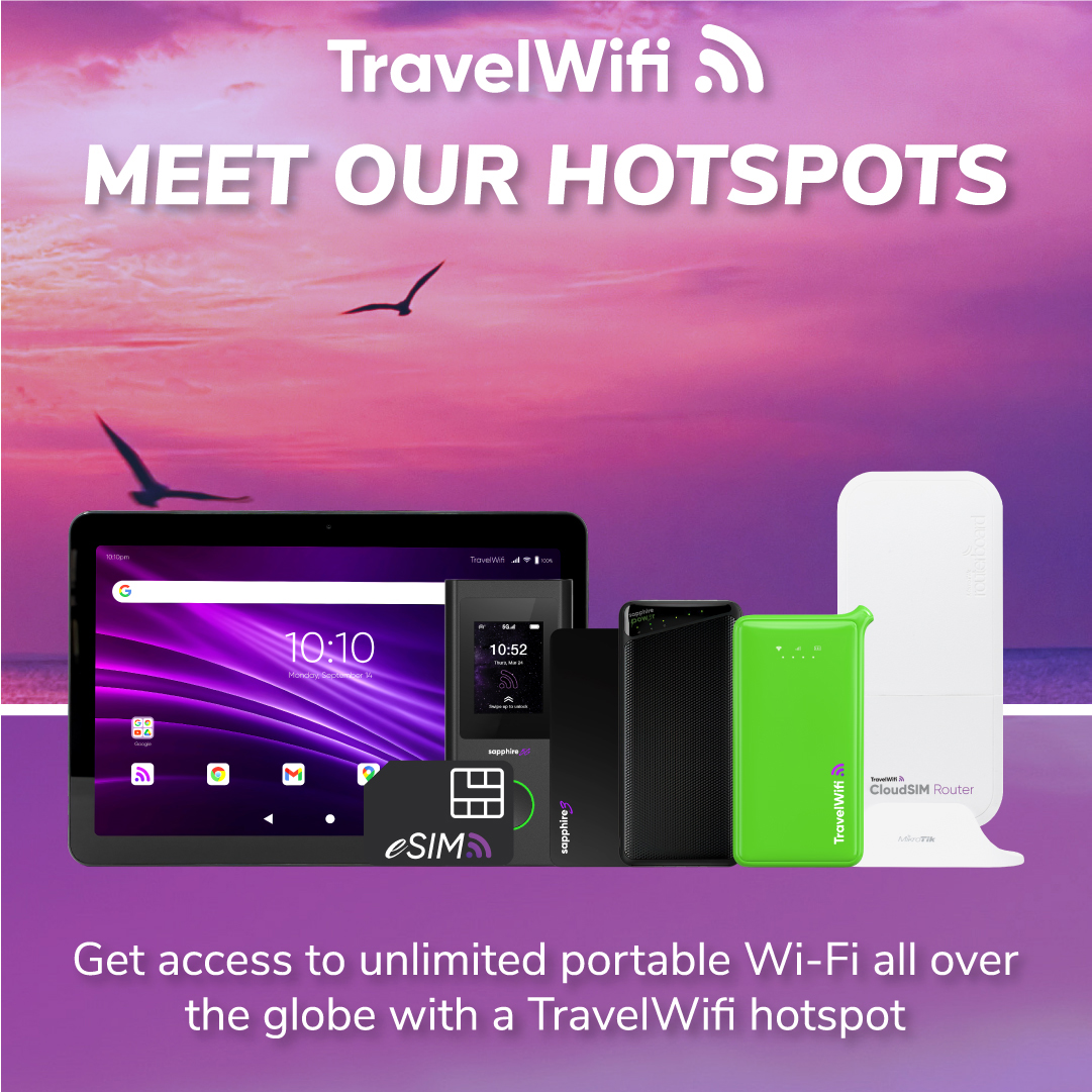 TravelWifi Lightweight Global Hotspots Travel Wifi